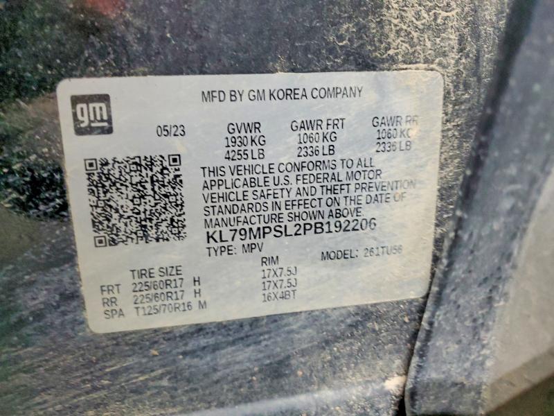 Photo 14 from auction – 2023 CHEVROLET TRAILBLAZER with VIN KL79MPSL2PB192206