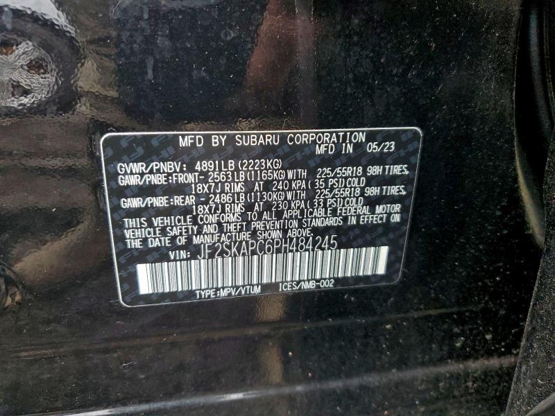 Foto 14 de la subasta – 2023 SUBARU FORESTER L con VIN JF2SKAPC6PH484245