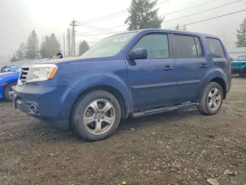 HONDA PILOT EXL 2013 with VIN 5FNYF4H52DB054075 - Photo from auction