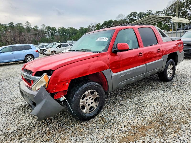 CHEVROLET AVALANCHE 2002 with VIN 3GNEK13T32G286072 - Photo from auction