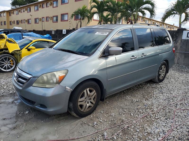 HONDA ODYSSEY EX 2005 with VIN 5FNRL38475B110480 - Photo from auction