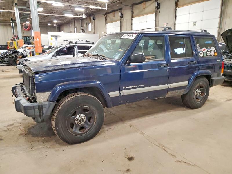 JEEP CHEROKEE S 2001 with VIN 1J4FF48S71L564602 - Photo from auction