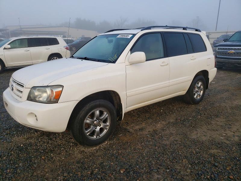 TOYOTA HIGHLANDER 2007 с VIN JTEEP21A170187887 - Фото с аукциона