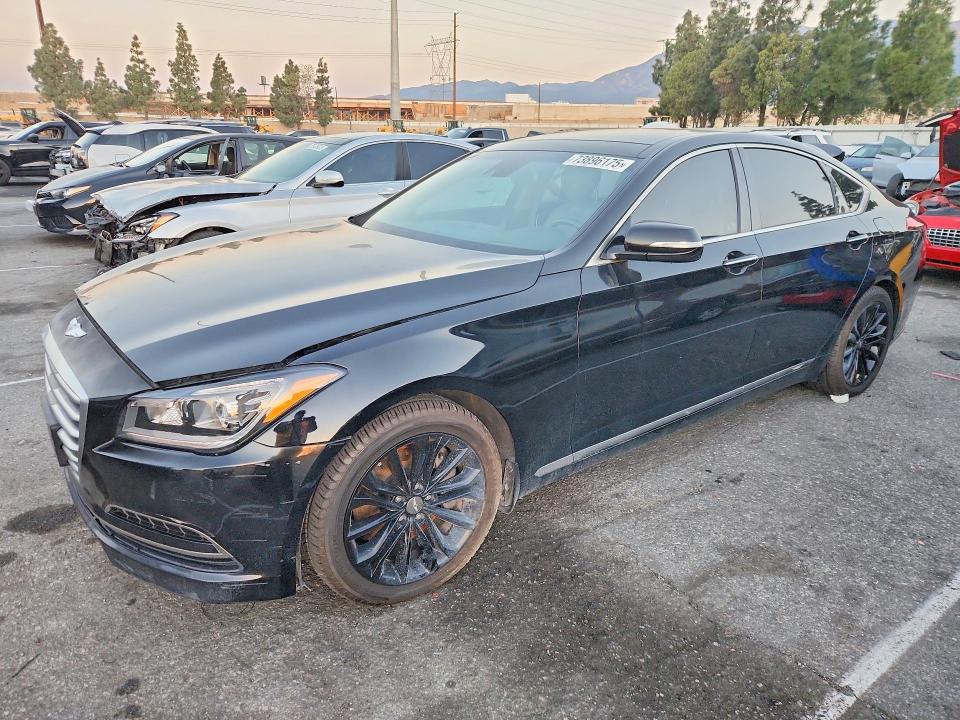 GENESIS G80 2017 with VIN KMHGN4JE4HU172131 - Photo from auction