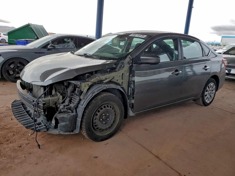 NISSAN SENTRA S 2015 with VIN 3N1AB7AP6FL646225 - Photo from auction
