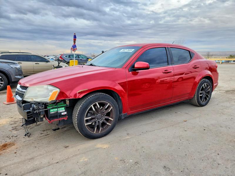 DODGE AVENGER SX 2012 مع رقم تعريف المركبة 1C3CDZCB0CN147725 - صورة من المزاد
