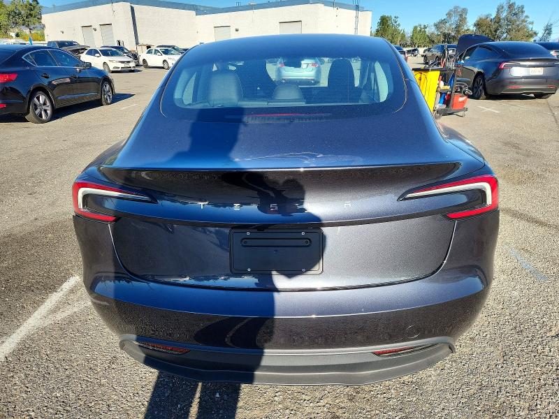 Photo 6 from auction – 2025 TESLA MODEL 3 with VIN 5YJ3E1EA3SF038252