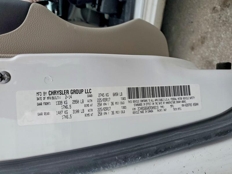 Photo 14 from auction – 2014 DODGE GRAND CARA with VIN 2C4RDGBG0ER309219