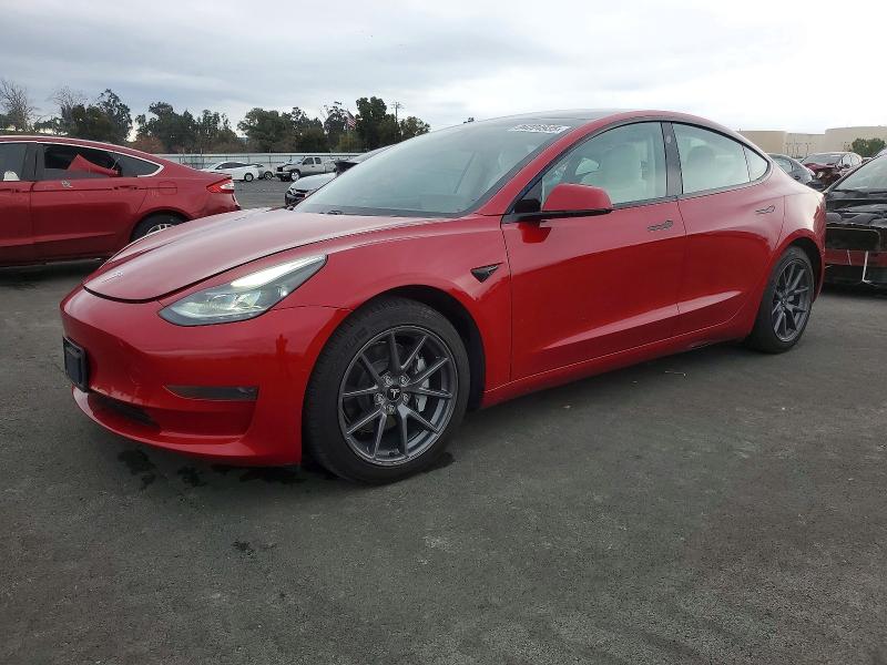 TESLA MODEL 3 2021 with VIN 5YJ3E1EA2MF982868 - Photo from auction
