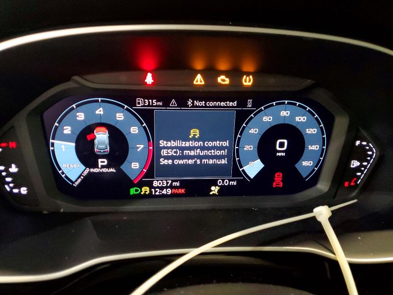 Photo 9 from auction – 2024 AUDI Q3 with VIN WA1EECF35R1165814