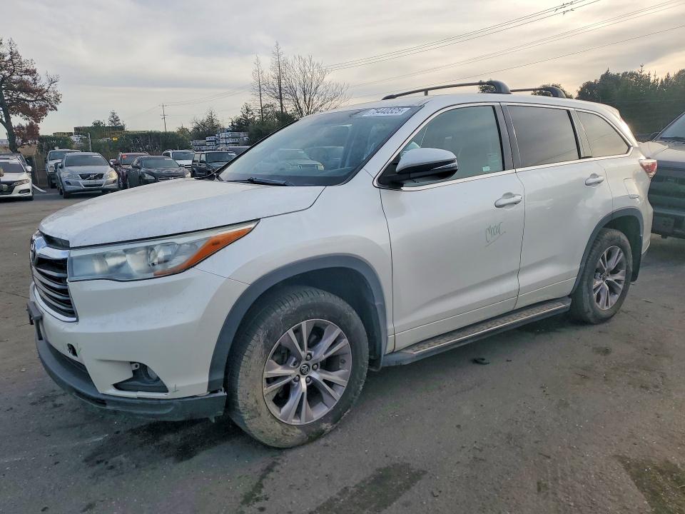 TOYOTA HIGHLANDER 2016 with VIN 5TDBKRFH3GS307044 - Photo from auction