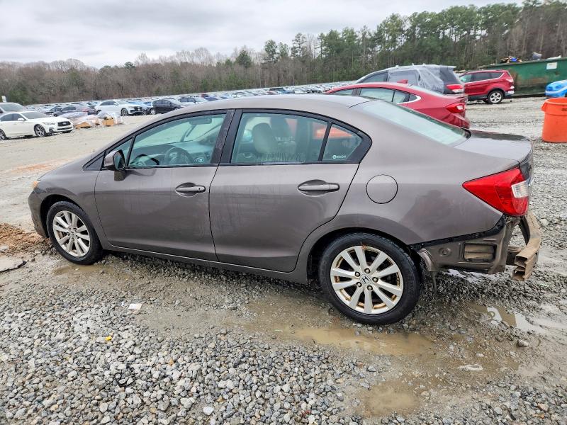 Photo 2 from auction – 2012 HONDA CIVIC EX with VIN 19XFB2F80CE004378