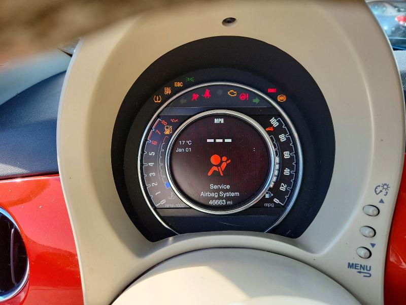 Photo 9 from auction – 2017 FIAT 500 with VIN 3C3CFFLR4HT698074