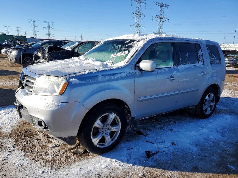 HONDA PILOT EXL 2013 with VIN 5FNYF4H5XDB065213 - Photo from auction