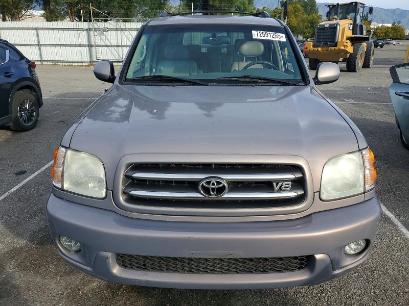 Photo 5 from auction – 2002 TOYOTA SEQUOIA with VIN 5TDBT48AX2S107805