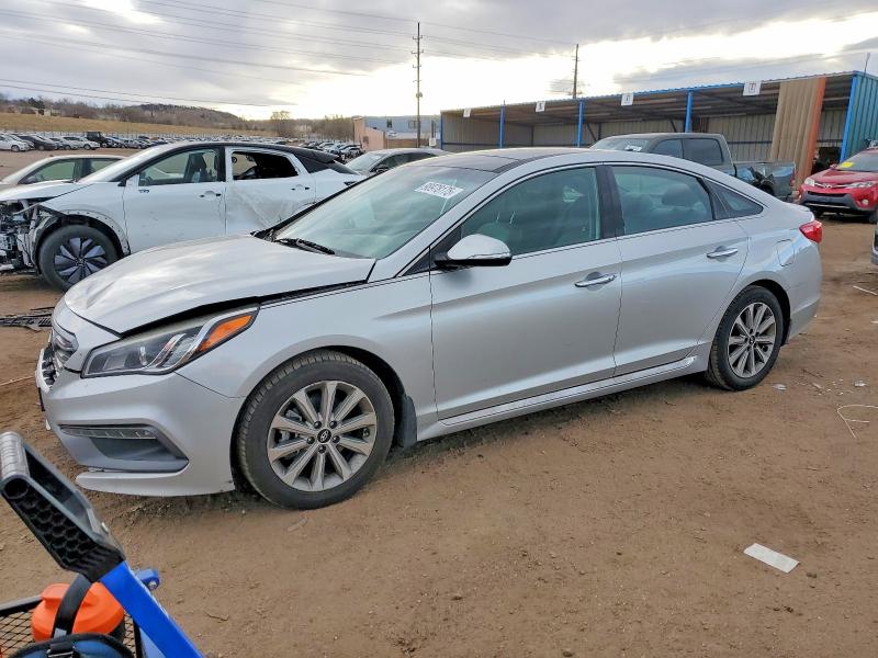 HYUNDAI SONATA 2016 with VIN 5NPE34AF0GH273637 - Photo from auction