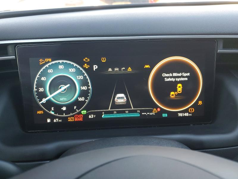 Photo 9 from auction – 2022 HYUNDAI TUCSON LIM with VIN KM8JECA14NU022089