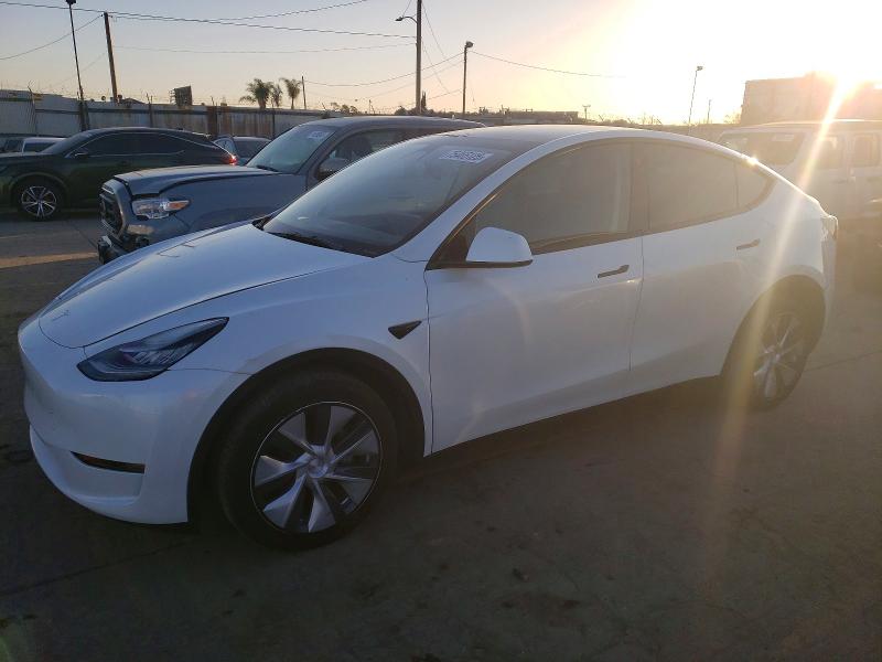 TESLA MODEL Y 2023 with VIN 7SAYGDEE7PF618909 - Photo from auction