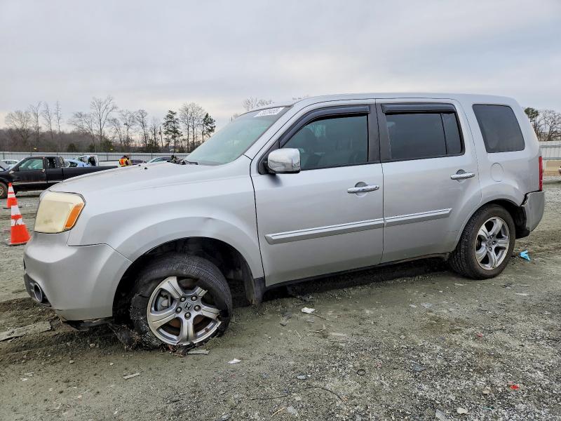 HONDA PILOT EXL 2014 with VIN 5FNYF3H59EB011526 - Photo from auction