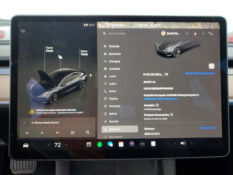 Photo 9 from auction – 2023 TESLA MODEL 3 with VIN 5YJ3E1EAXPF644378