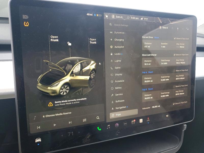 Photo 9 from auction – 2024 TESLA MODEL Y with VIN 7SAYGDEE6RA289393