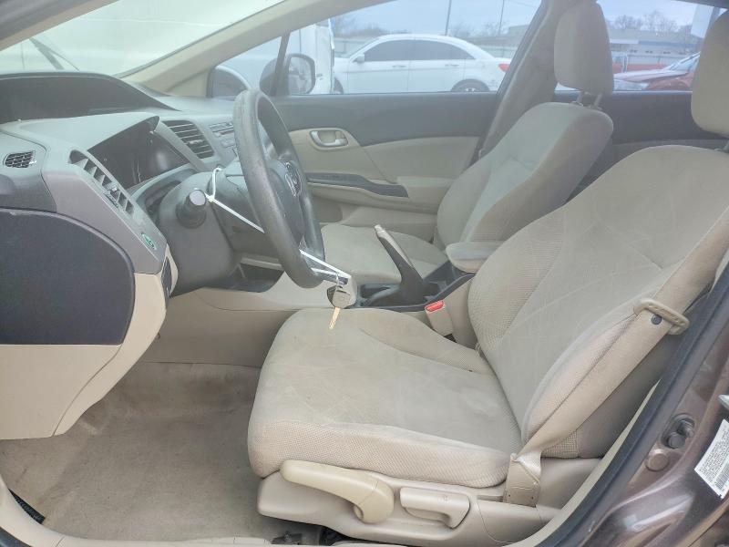 Photo 7 from auction – 2012 HONDA CIVIC LX with VIN 2HGFB2F58CH530303