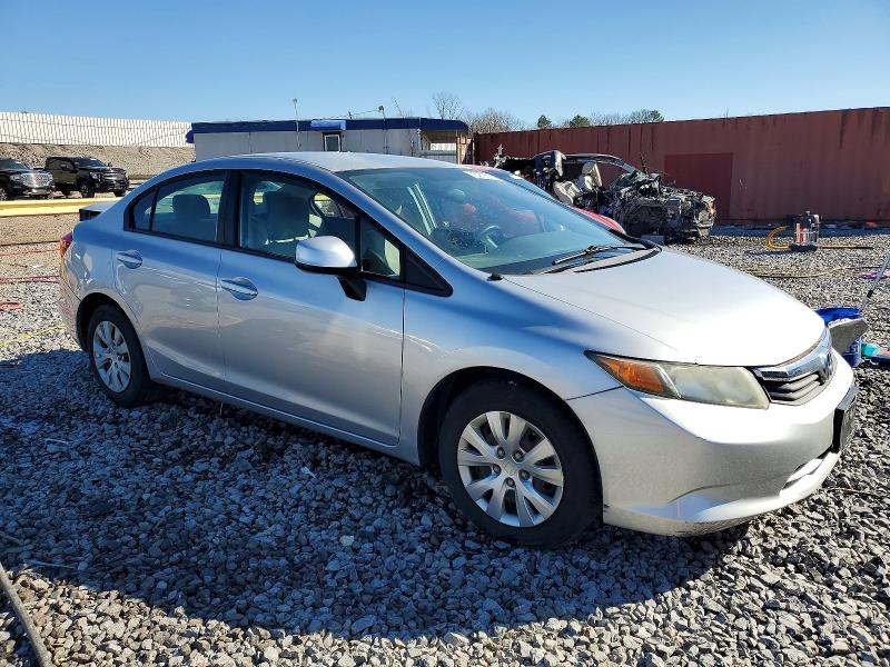 Photo 4 from auction – 2012 HONDA CIVIC LX with VIN 19XFB2F57CE101423