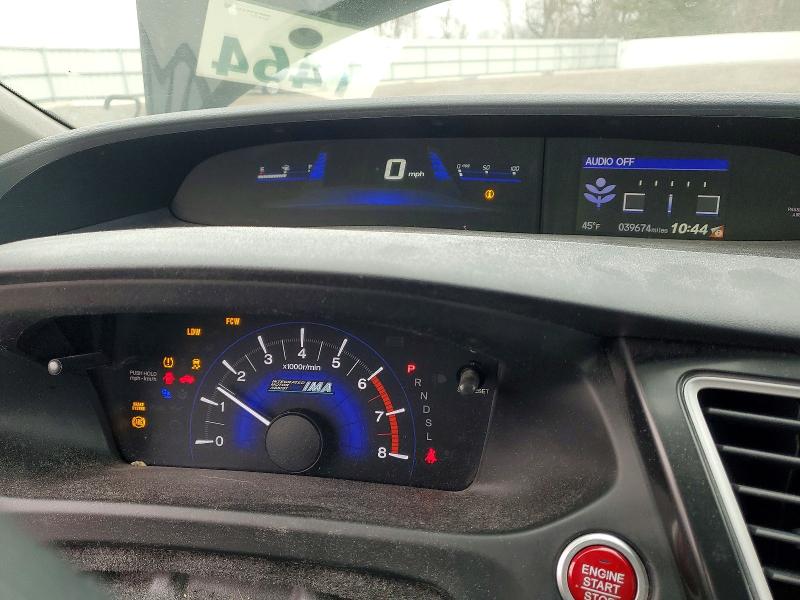 Photo 9 from auction – 2015 HONDA CIVIC HYBR with VIN 19XFB4F28FE200550