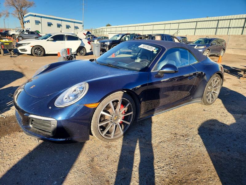 PORSCHE 911 CARRER 2017 with VIN WP0CB2A92HS155231 - Photo from auction