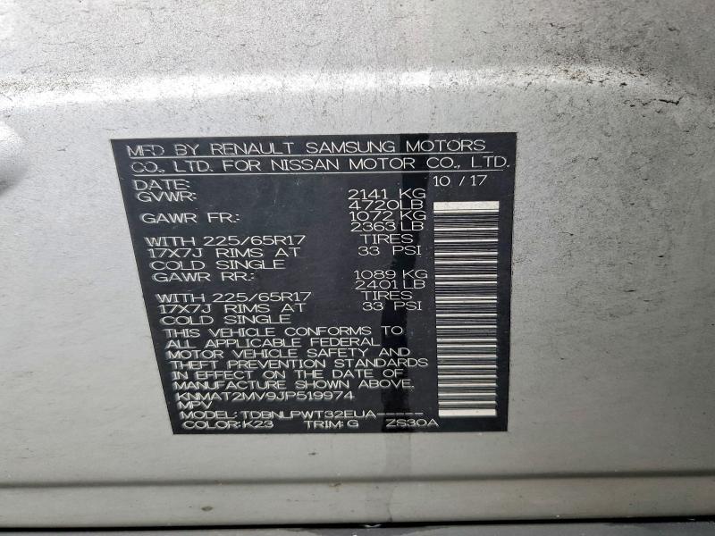 Zdjęcie 14 z aukcji – 2018 NISSAN ROGUE z VIN KNMAT2MV9JP519974