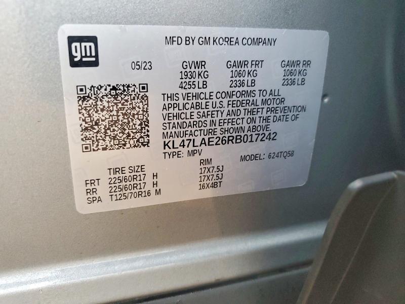 Photo 14 from auction – 2024 BUICK ENVISTA with VIN KL47LAE26RB017242