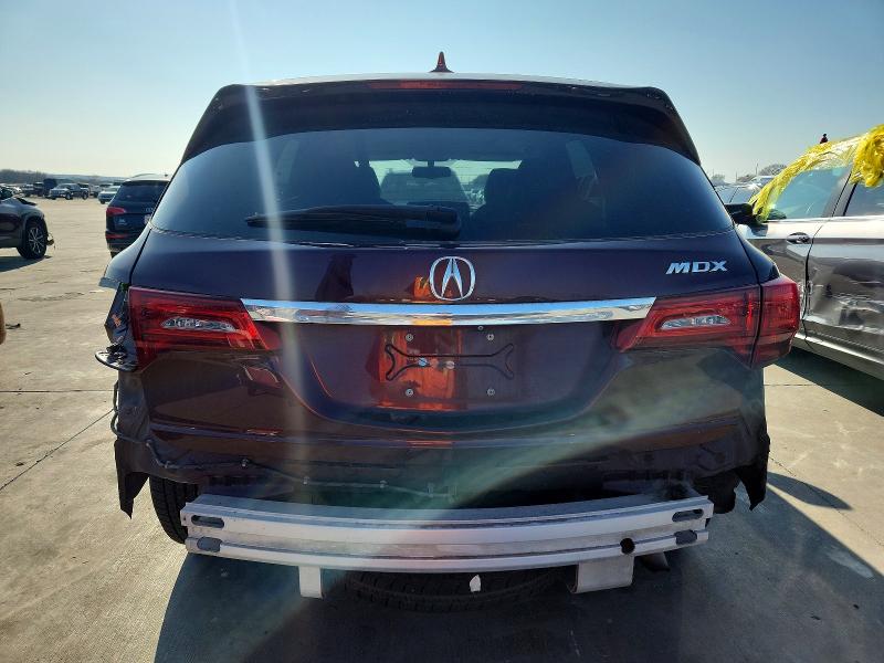 Photo 6 from auction – 2014 ACURA MDX with VIN 5FRYD3H24EB019916