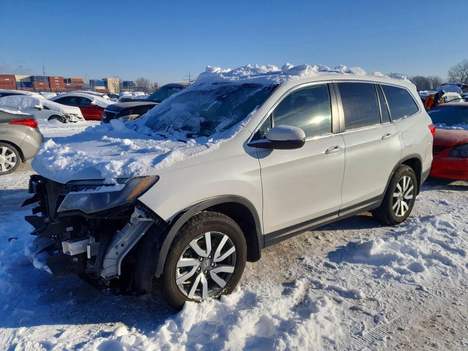 HONDA PILOT EXL 2020 with VIN 5FNYF6H52LB002164 - Photo from auction
