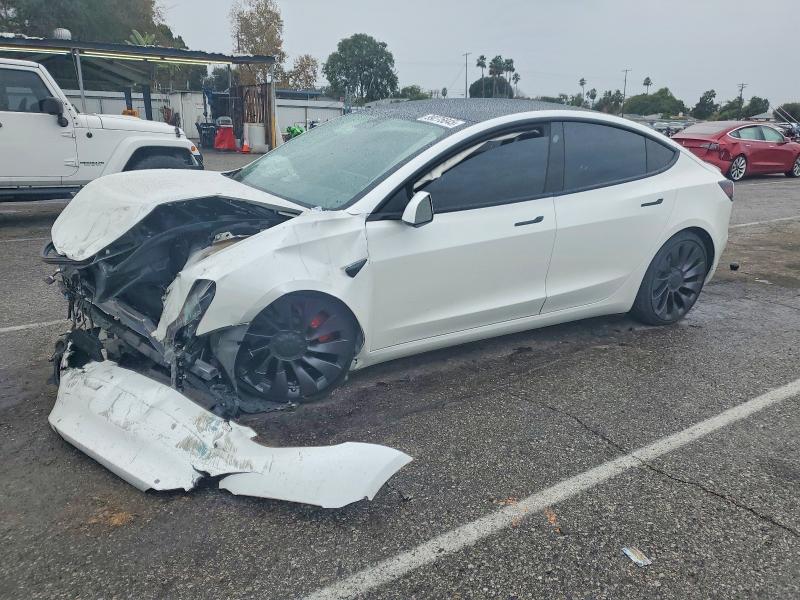 TESLA MODEL 3 2021 with VIN 5YJ3E1EC4MF935939 - Photo from auction