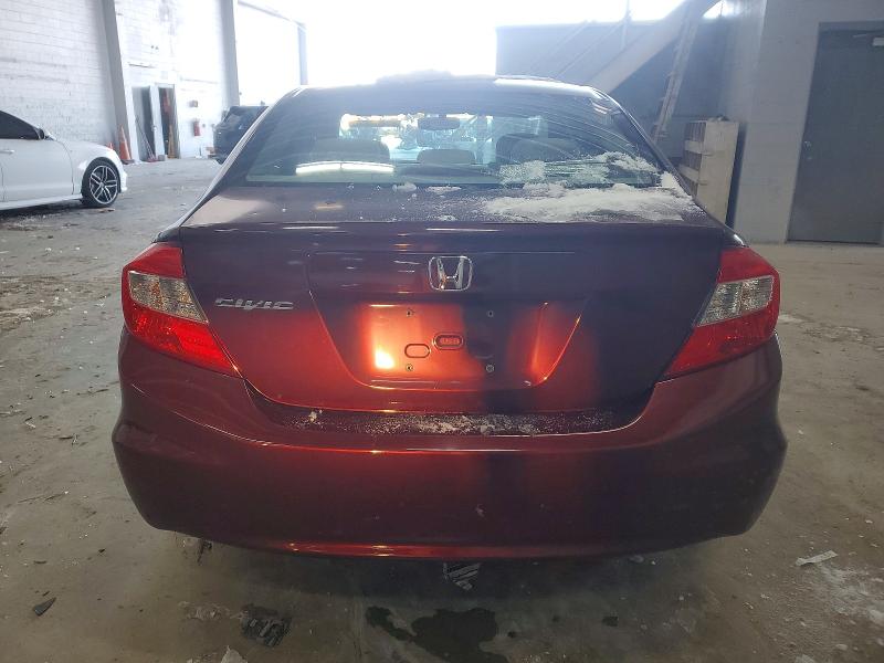 Photo 6 from auction – 2012 HONDA CIVIC LX with VIN 2HGFB2F50CH551680