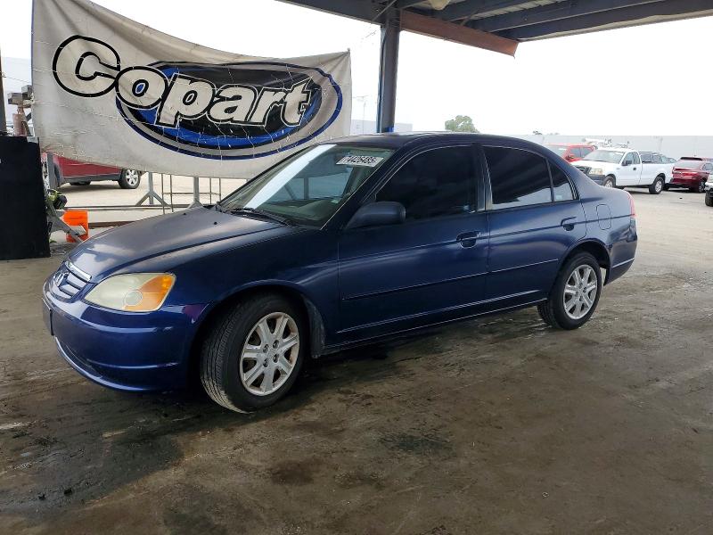 Photo 1 from auction – 2003 HONDA CIVIC EX with VIN 2HGES26883H608181
