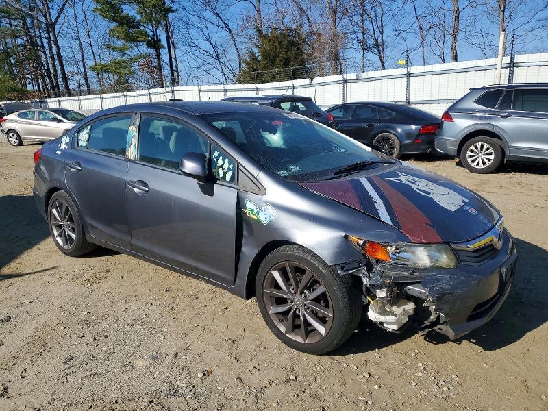 Photo 4 from auction – 2012 HONDA CIVIC LX with VIN 19XFB2F53CE388002