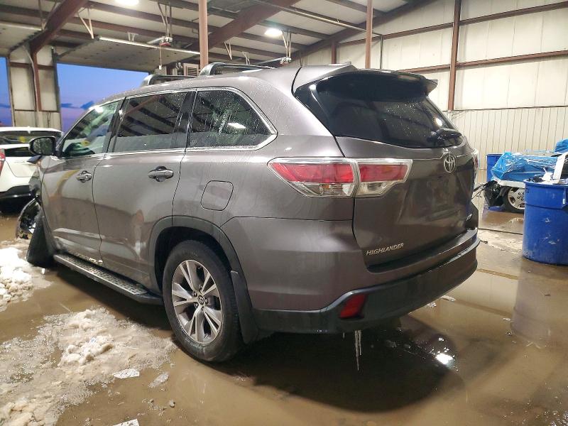 Photo 2 from auction – 2016 TOYOTA HIGHLANDER with VIN 5TDBKRFH1GS316471