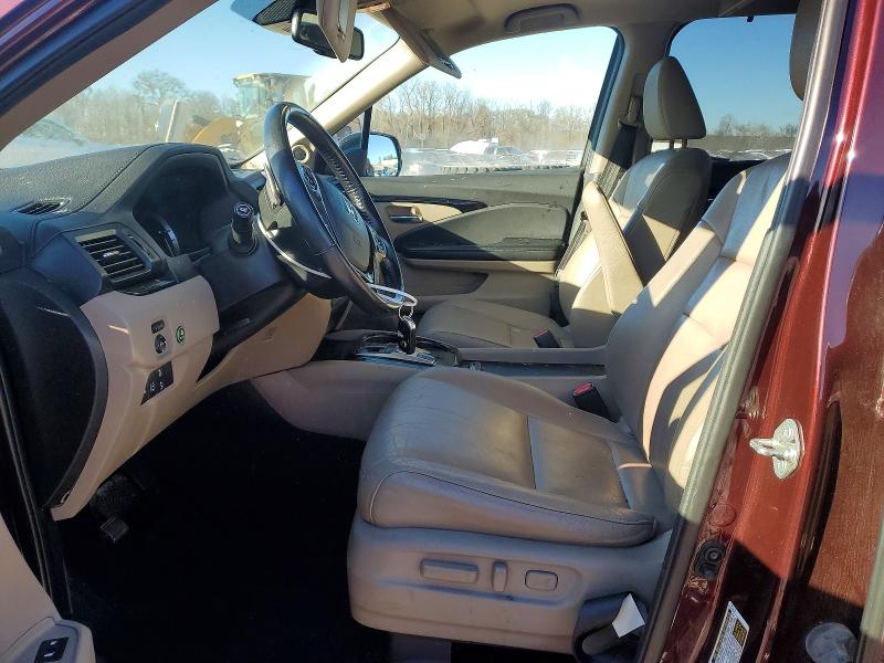Photo 7 from auction – 2016 HONDA PILOT TOUR with VIN 5FNYF5H98GB016380