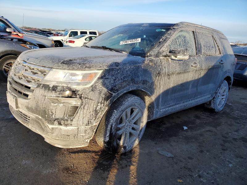 FORD EXPLORER X 2018 with VIN 1FM5K8D87JGB81570 - Photo from auction