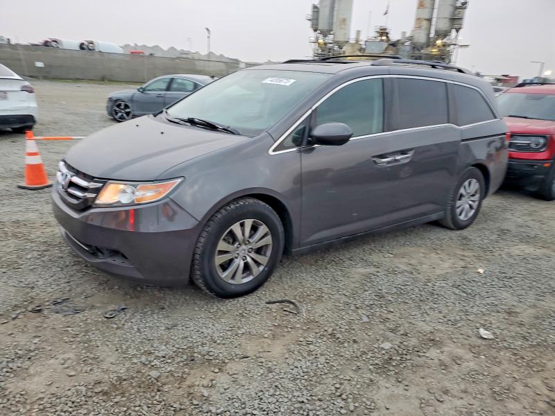 HONDA ODYSSEY EX 2014 with VIN 5FNRL5H60EB121382 - Photo from auction