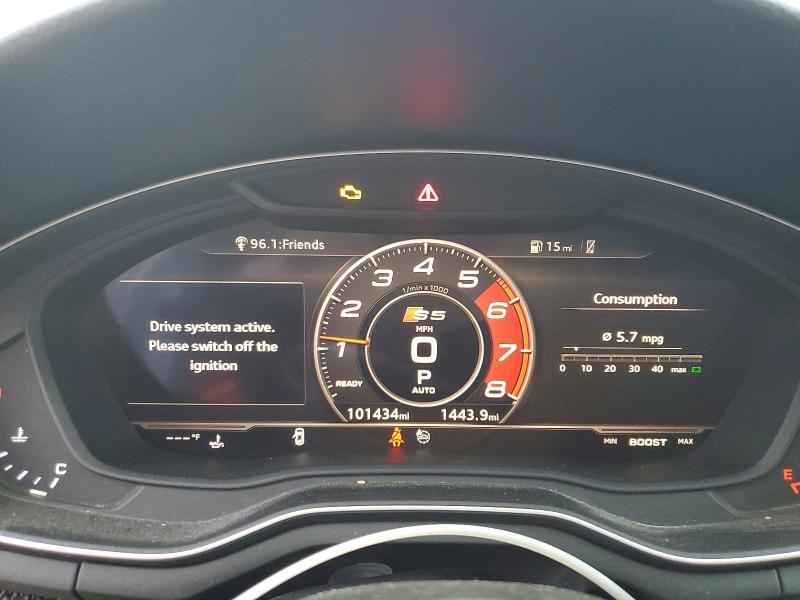 Photo 9 from auction – 2018 AUDI S5 PRESTIG with VIN WAUC4CF5XJA068949