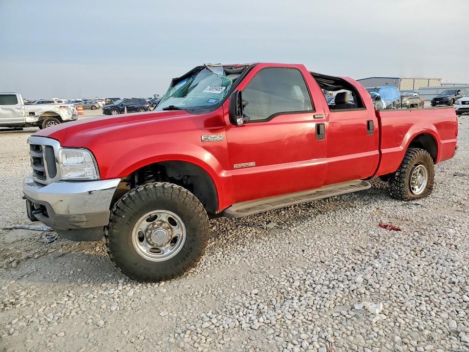 FORD F250 2004 with VIN 1FTNW20P04EA66733 - Photo from auction