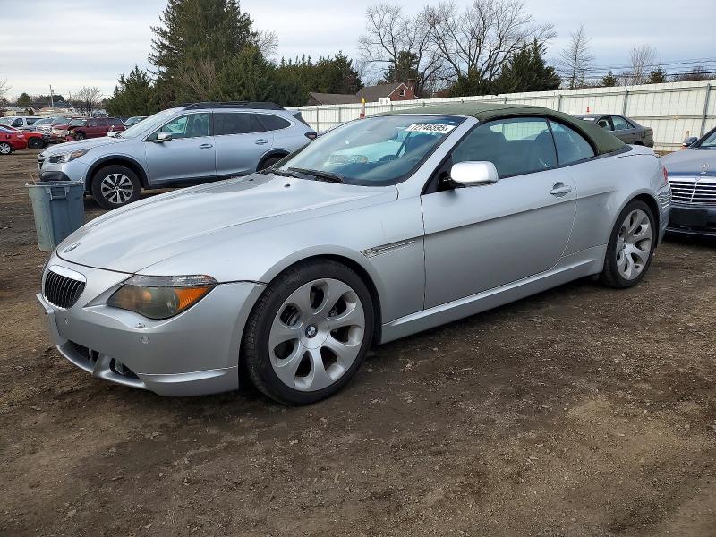 BMW 650 I 2007 with VIN WBAEK13577CN72492 - Photo from auction