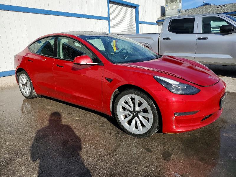 Photo 4 from auction – 2022 TESLA MODEL 3 with VIN 5YJ3E1EA3NF370762