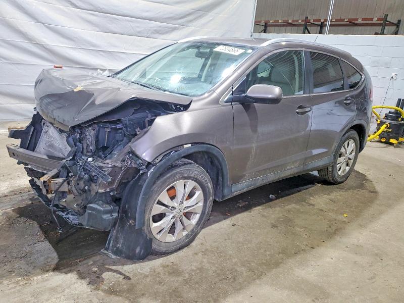 HONDA CR-V EXL 2014 with VIN 2HKRM4H76EH712401 - Photo from auction