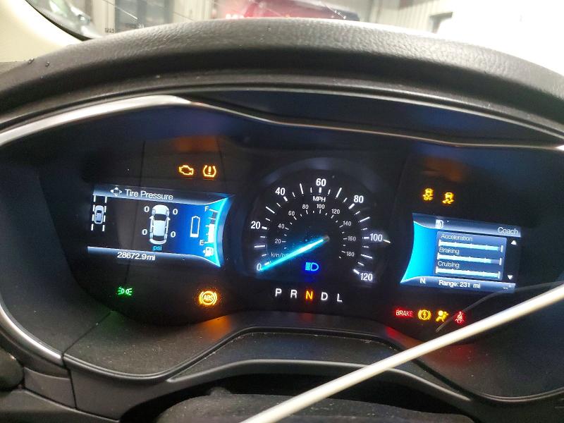 Photo 9 from auction – 2019 FORD FUSION with VIN 3FA6P0RU4KR119366