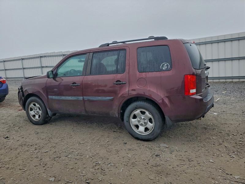 Photo 2 from auction – 2011 HONDA PILOT LX with VIN 5FNYF4H24BB059748