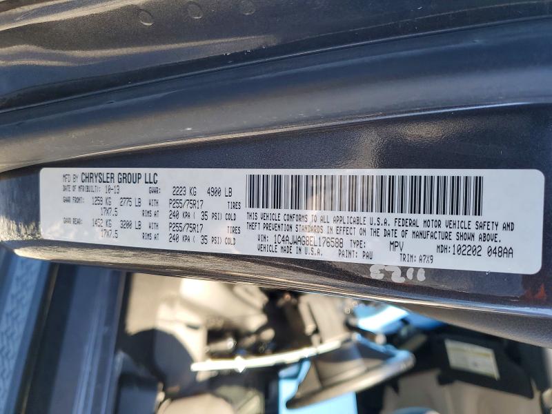Photo 14 from auction – 2014 JEEP WRANGLER with VIN 1C4AJWAG8EL176588