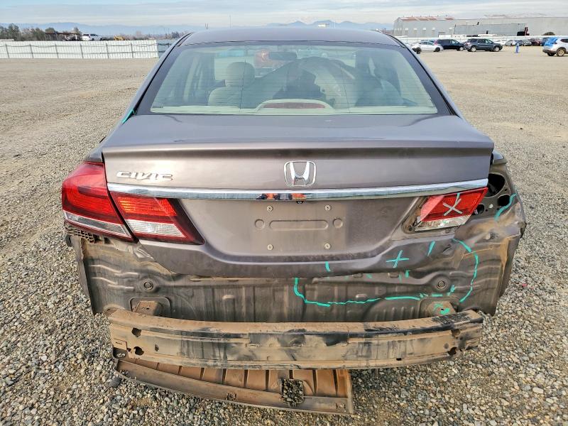 Photo 6 from auction – 2013 HONDA CIVIC LX with VIN 19XFB2F54DE223125
